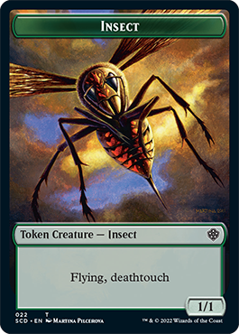 Insect // Cat Double-Sided Token [Starter Commander Decks] | The CG Realm