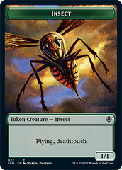 Insect // Cat Double-Sided Token [Starter Commander Decks] | The CG Realm