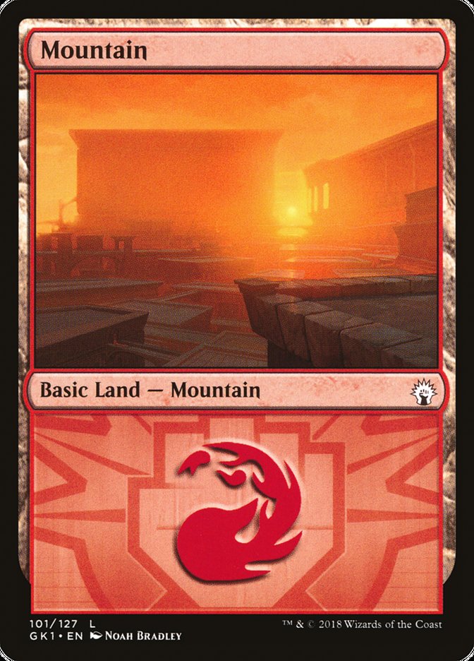 Mountain (101) [Guilds of Ravnica Guild Kit] | The CG Realm