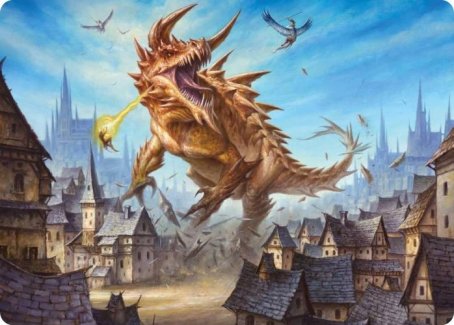 Tarrasque Art Card [Dungeons & Dragons: Adventures in the Forgotten Realms Art Series] | The CG Realm