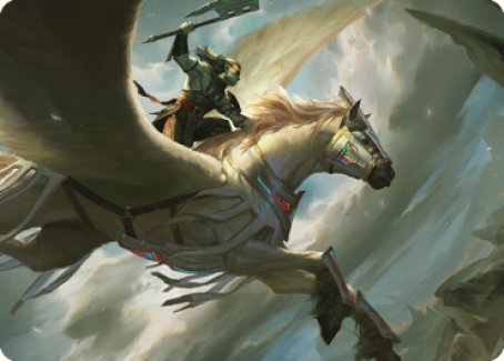 Cleaving Skyrider Art Card [Dominaria United Art Series] | The CG Realm