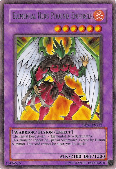 Elemental Hero Phoenix Enforcer [DR04-EN212] Rare | The CG Realm