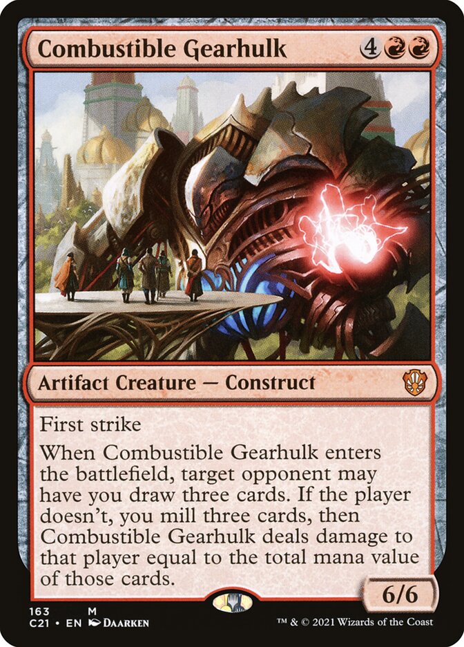 Combustible Gearhulk [Commander 2021] | The CG Realm