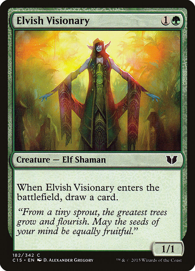 Elvish Visionary [Commander 2015] | The CG Realm