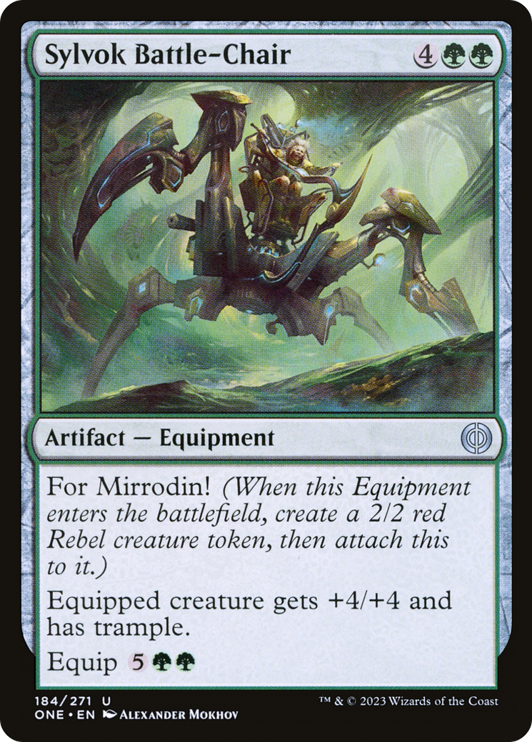 Sylvok Battle-Chair [Phyrexia: All Will Be One] | The CG Realm