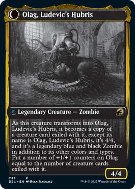 Ludevic, Necrogenius // Olag, Ludevic's Hubris [Innistrad: Double Feature] | The CG Realm