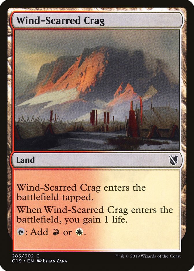 Wind-Scarred Crag [Commander 2019] | The CG Realm