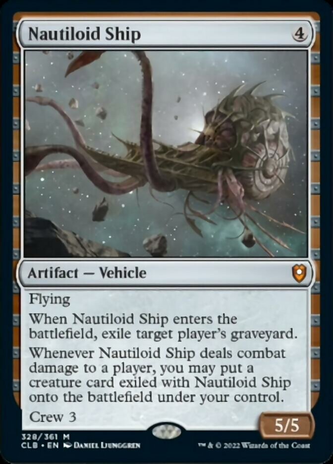 Nautiloid Ship [Commander Legends: Battle for Baldur's Gate] | The CG Realm