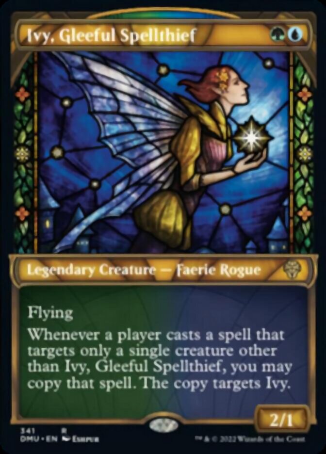 Ivy, Gleeful Spellthief (Showcase Textured) [Dominaria United] | The CG Realm