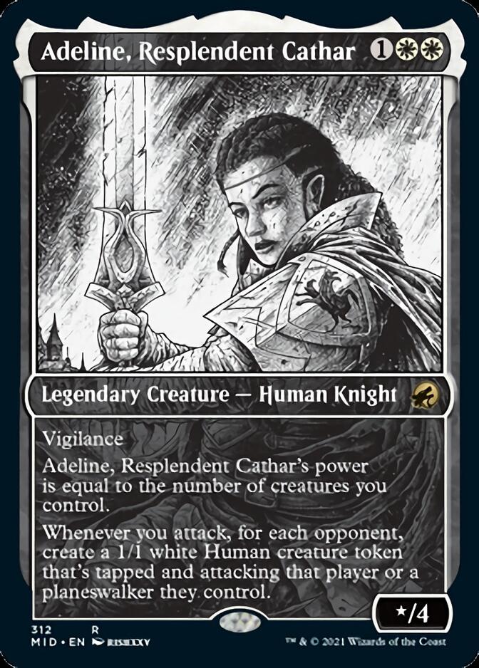 Adeline, Resplendent Cathar (Showcase Eternal Night) [Innistrad: Midnight Hunt] | The CG Realm