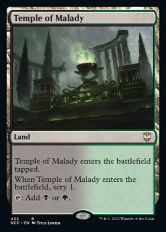 Temple of Malady [Streets of New Capenna Commander] | The CG Realm