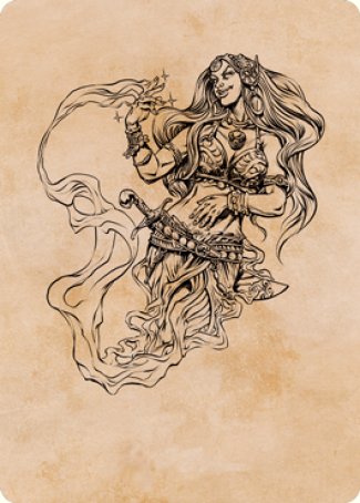 Djinni Windseer (Showcase) Art Card [Dungeons & Dragons: Adventures in the Forgotten Realms Art Series] | The CG Realm