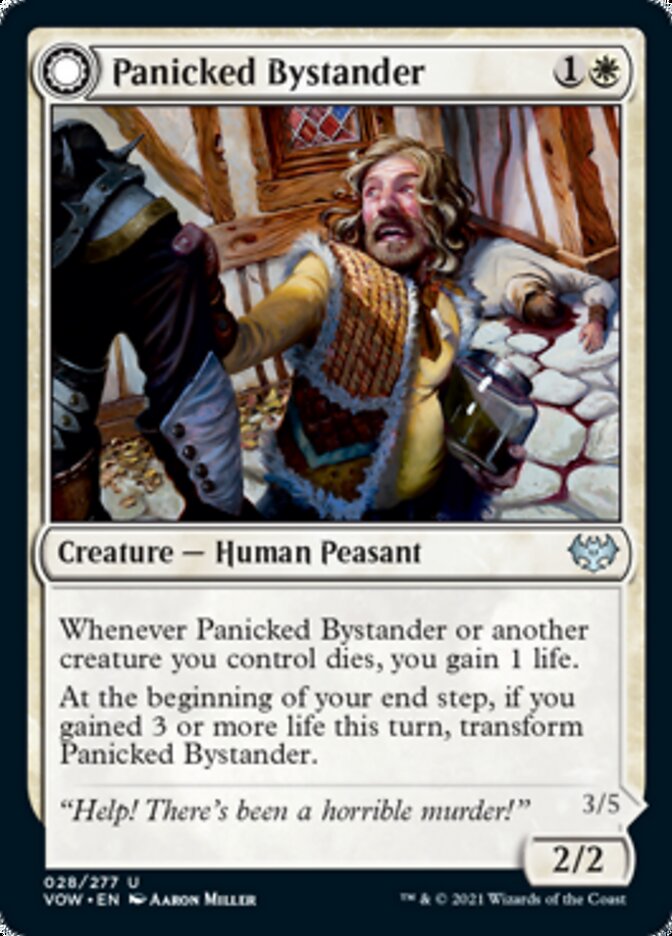 Panicked Bystander // Cackling Culprit [Innistrad: Crimson Vow] | The CG Realm