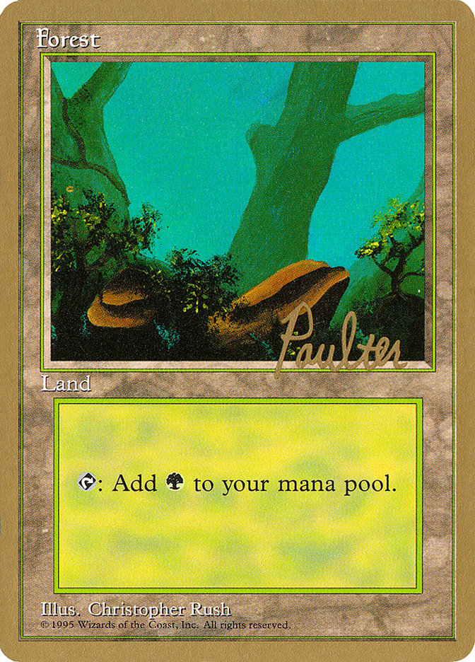 Forest (pp378) (Preston Poulter) [Pro Tour Collector Set] | The CG Realm