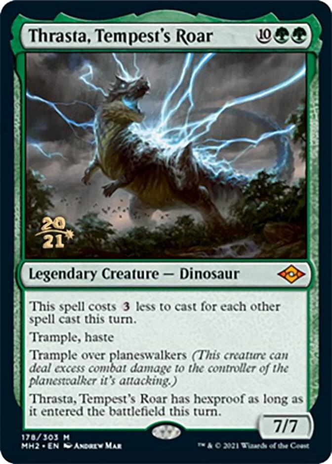 Thrasta, Tempest's Roar [Modern Horizons 2 Prerelease Promos] | The CG Realm