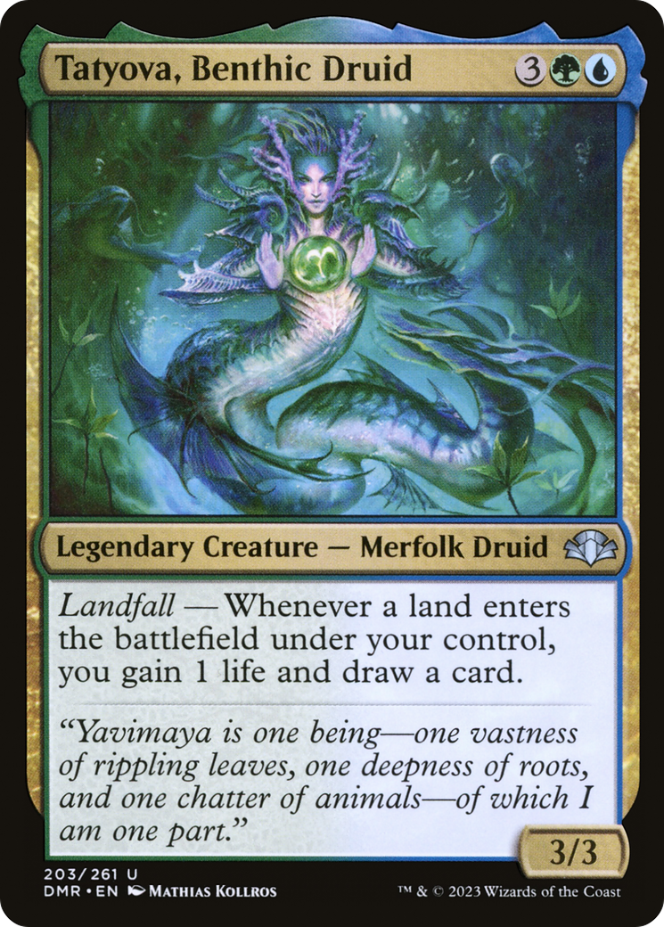 Tatyova, Benthic Druid [Dominaria Remastered] | The CG Realm