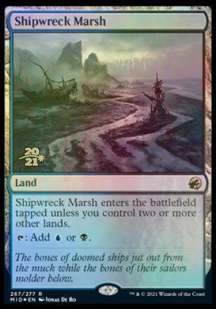 Shipwreck Marsh [Innistrad: Midnight Hunt Prerelease Promos] | The CG Realm