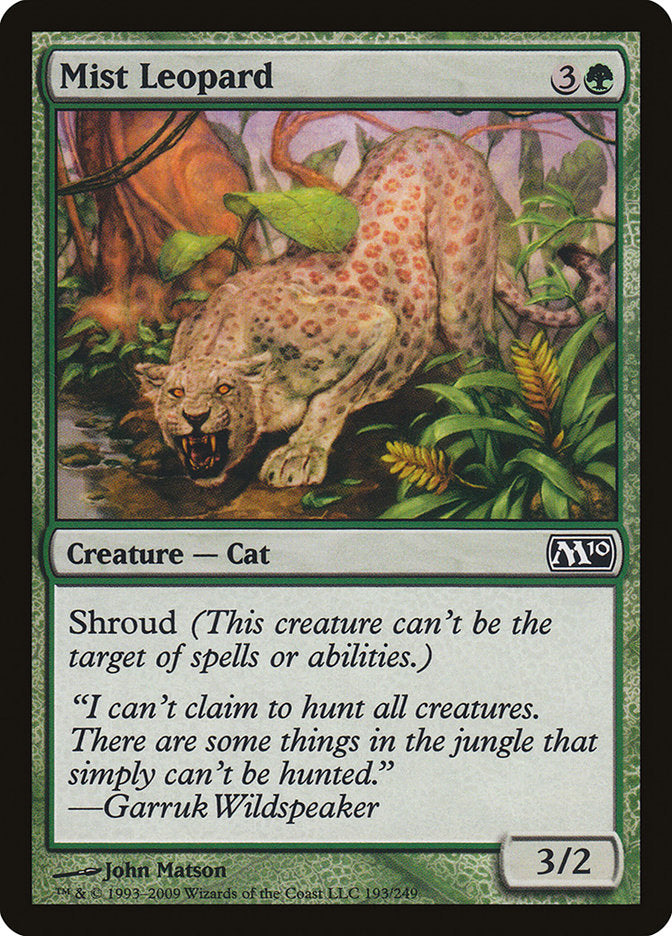 Mist Leopard [Magic 2010] | The CG Realm