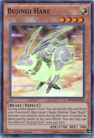 Bujingi Hare [MP14-EN211] Super Rare | The CG Realm