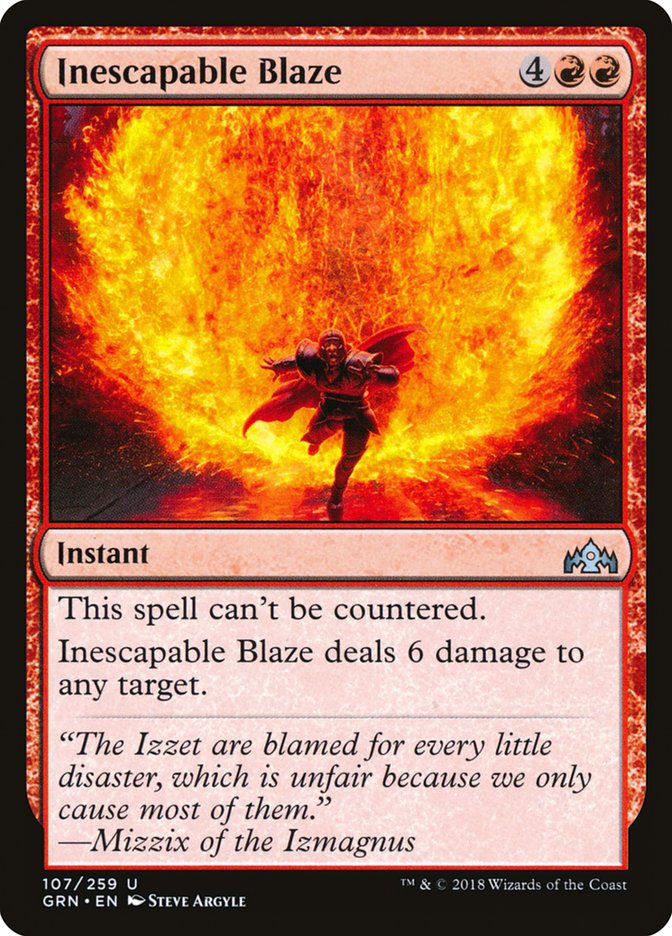 Inescapable Blaze [Guilds of Ravnica] | The CG Realm