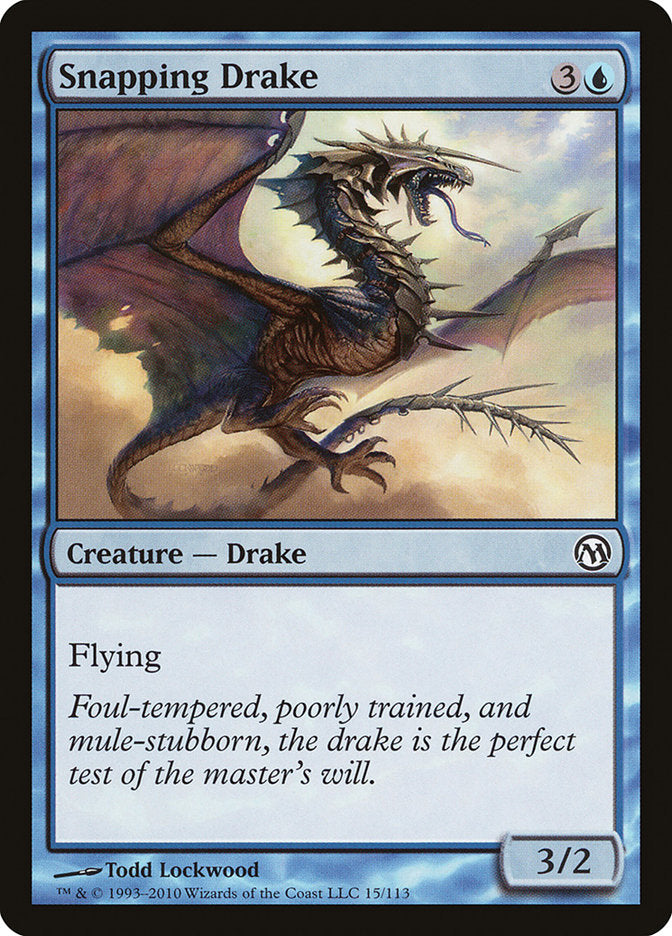 Snapping Drake [Duels of the Planeswalkers] | The CG Realm