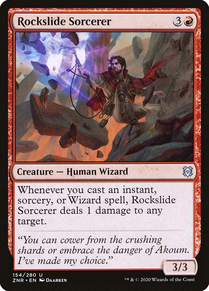 Rockslide Sorcerer [Zendikar Rising] | The CG Realm