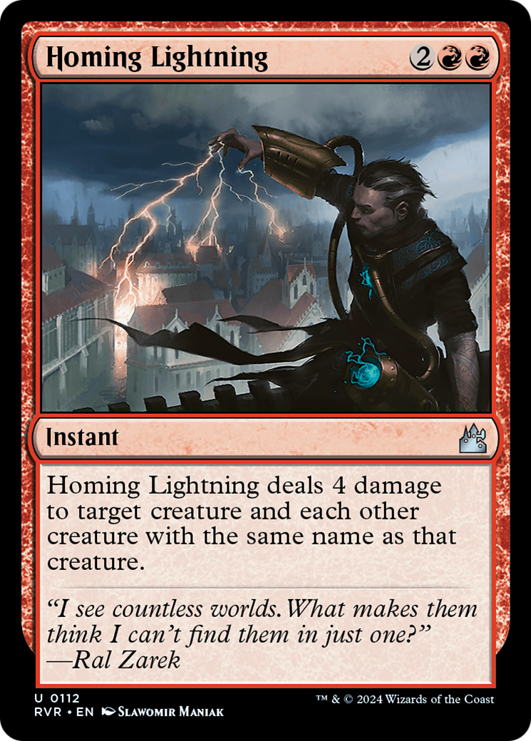 Homing Lightning [Ravnica Remastered] | The CG Realm