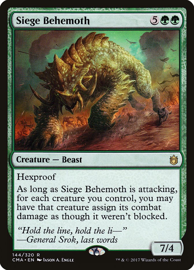 Siege Behemoth [Commander Anthology] | The CG Realm