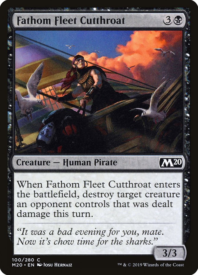 Fathom Fleet Cutthroat [Core Set 2020] | The CG Realm