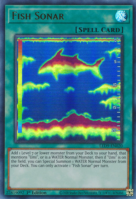 Fish Sonar [LED9-EN020] Ultra Rare | The CG Realm