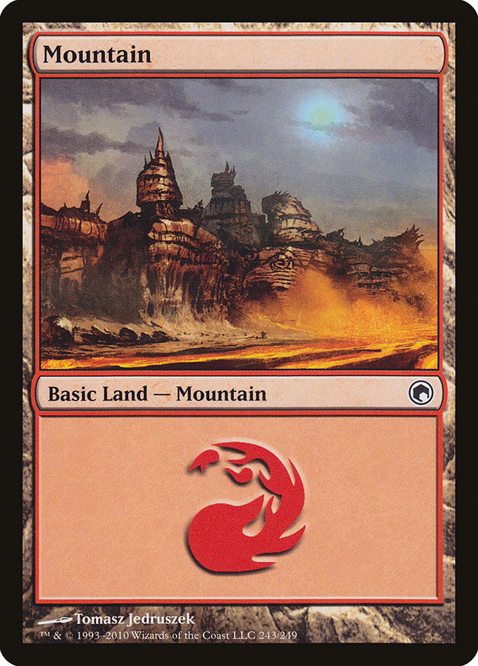 Mountain (243) [Scars of Mirrodin] | The CG Realm