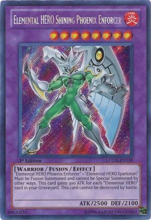 Elemental HERO Shining Phoenix Enforcer [LCGX-EN139] Secret Rare | The CG Realm