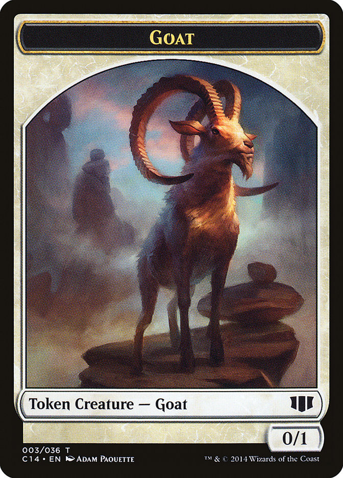 Wurm (032/036) // Goat Double-Sided Token [Commander 2014 Tokens] | The CG Realm