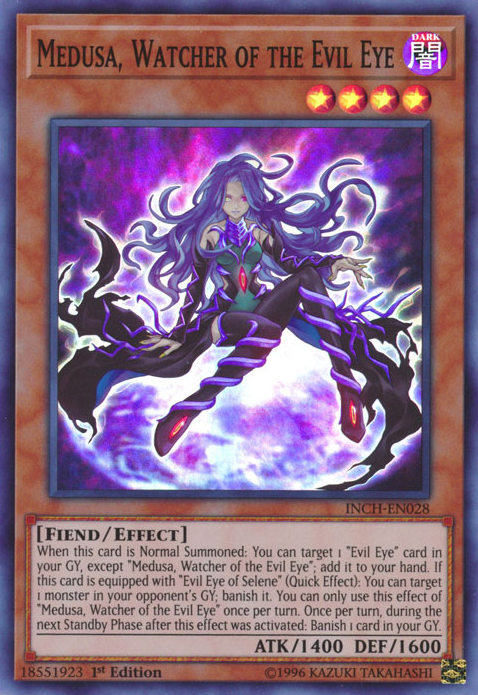 Medusa, Watcher of the Evil Eye [INCH-EN028] Super Rare | The CG Realm