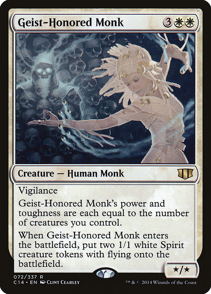 Geist-Honored Monk [Commander 2014] | The CG Realm