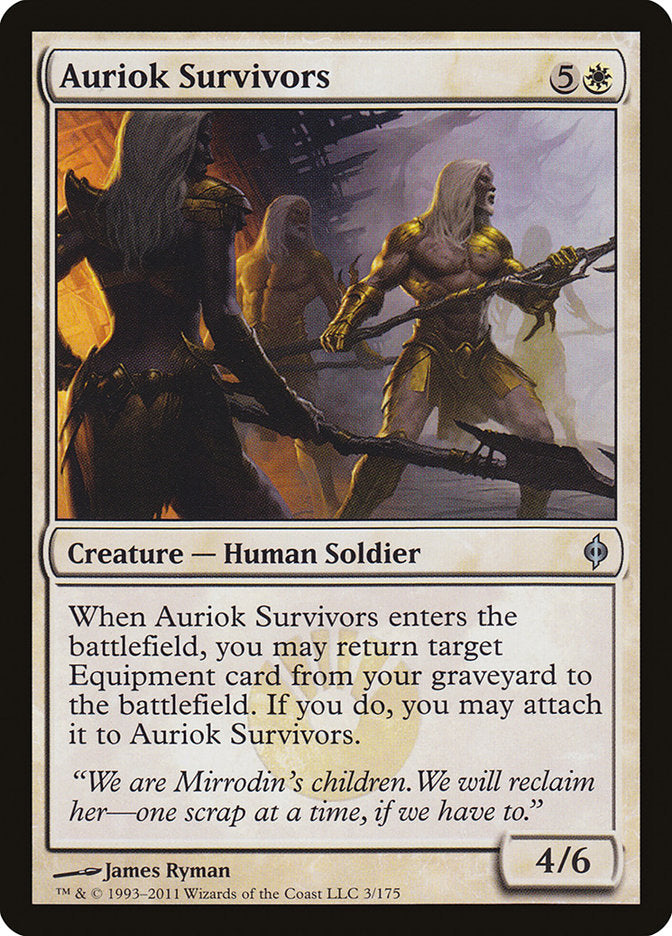 Auriok Survivors [New Phyrexia] | The CG Realm