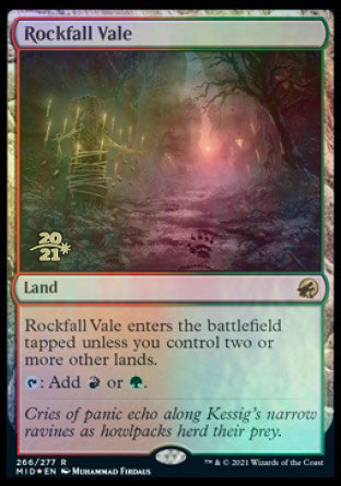 Rockfall Vale [Innistrad: Midnight Hunt Prerelease Promos] | The CG Realm