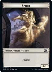 Boar // Spirit (008) Double-Sided Token [Double Masters 2022 Tokens] | The CG Realm