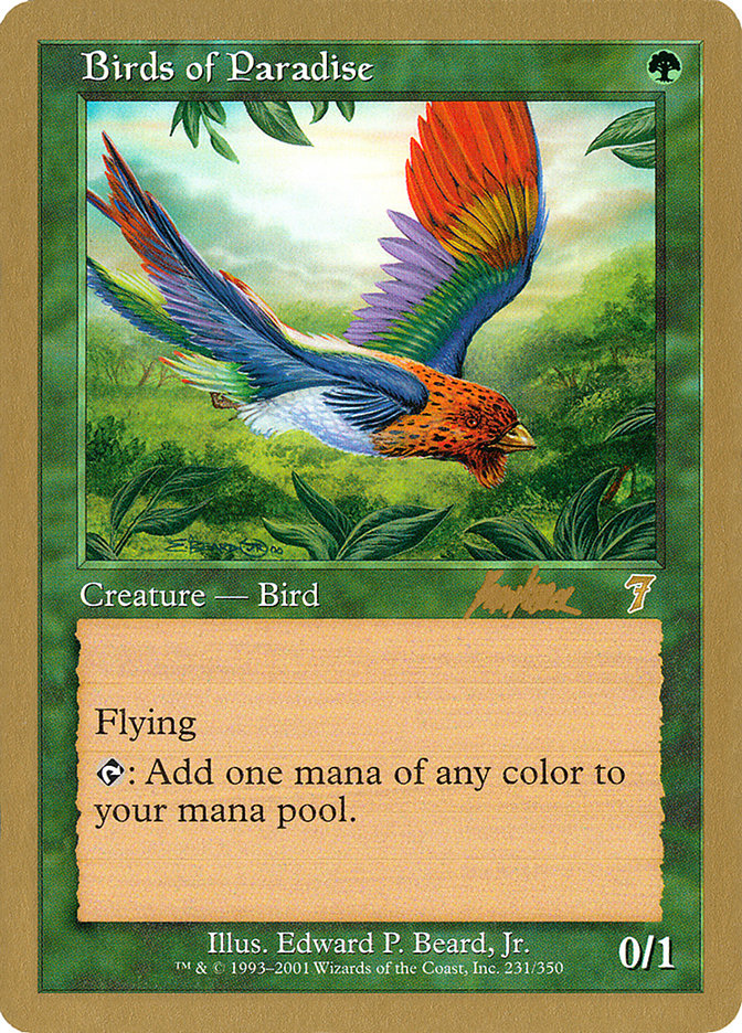 Birds of Paradise (Brian Kibler) [World Championship Decks 2002] | The CG Realm