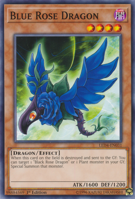 Blue Rose Dragon [LED4-EN031] Common | The CG Realm