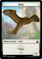 Bird // Rhino Double-Sided Token [Ravnica Remastered Tokens] | The CG Realm