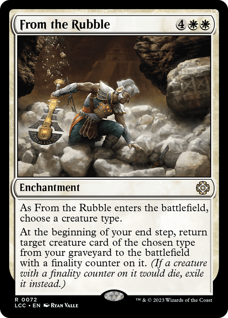 From the Rubble [The Lost Caverns of Ixalan Commander] | The CG Realm