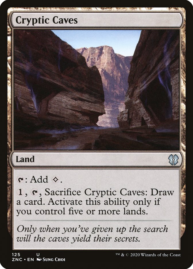 Cryptic Caves [Zendikar Rising Commander] | The CG Realm