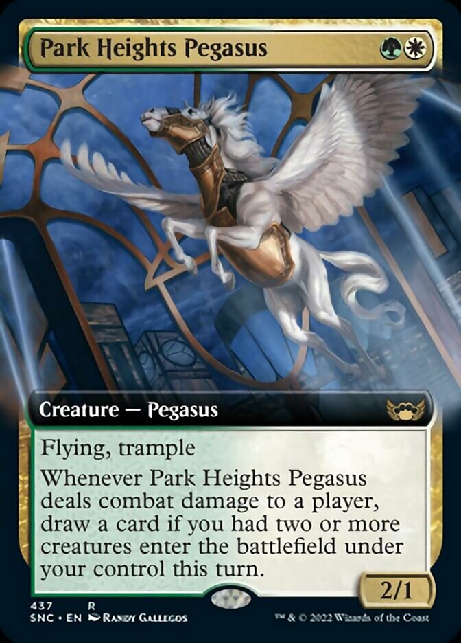 Park Heights Pegasus (Extended Art) [Streets of New Capenna] | The CG Realm