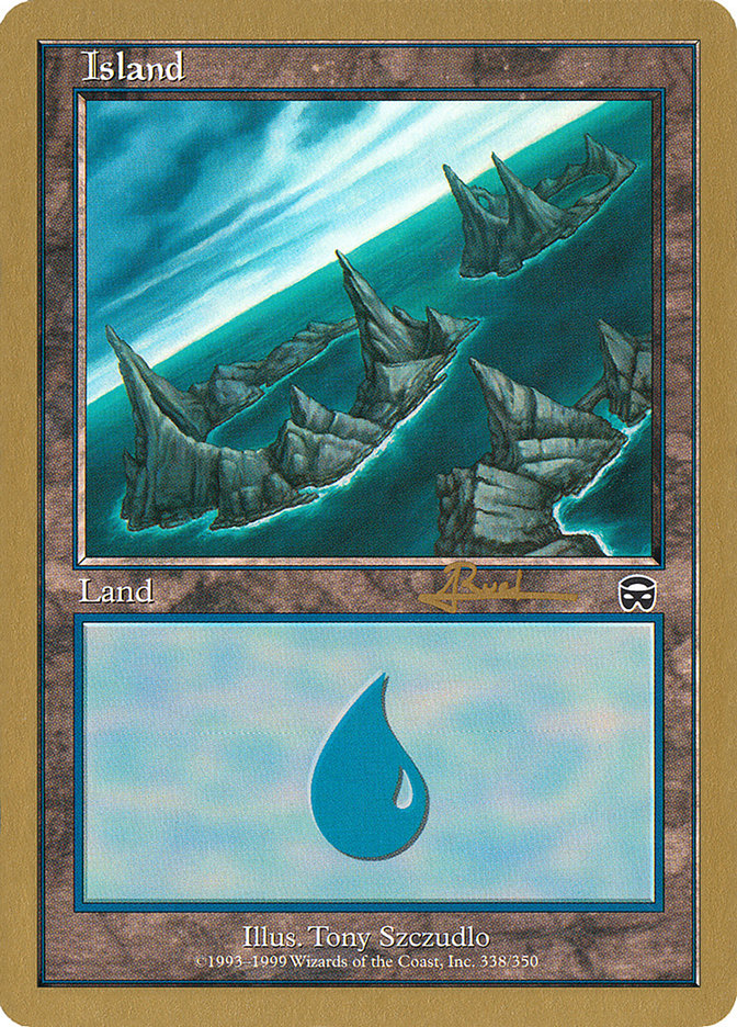 Island (ar338) (Antoine Ruel) [World Championship Decks 2001] | The CG Realm