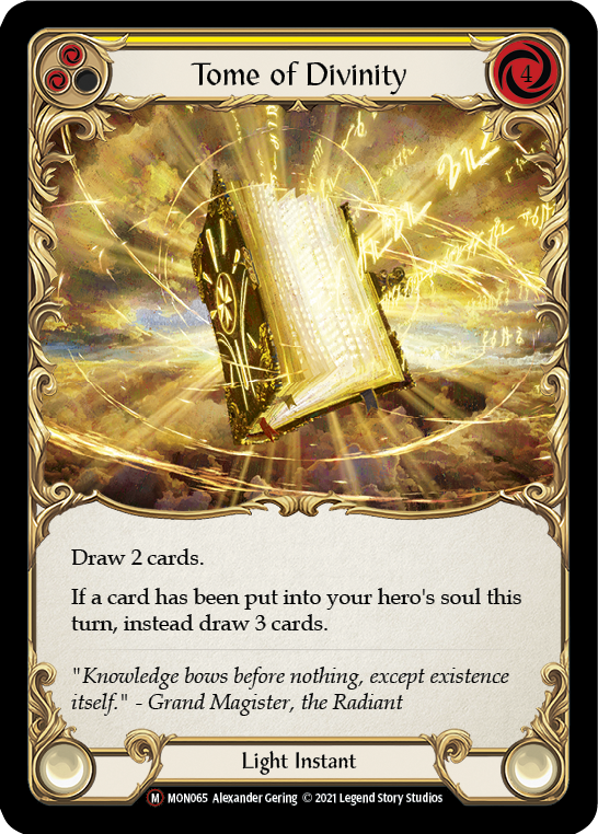 Tome of Divinity [U-MON065-RF] (Monarch Unlimited)  Unlimited Rainbow Foil | The CG Realm