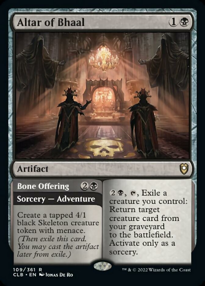 Altar of Bhaal // Bone Offering [Commander Legends: Battle for Baldur's Gate] | The CG Realm