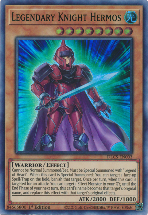 Legendary Knight Hermos (Green) [DLCS-EN003] Ultra Rare | The CG Realm