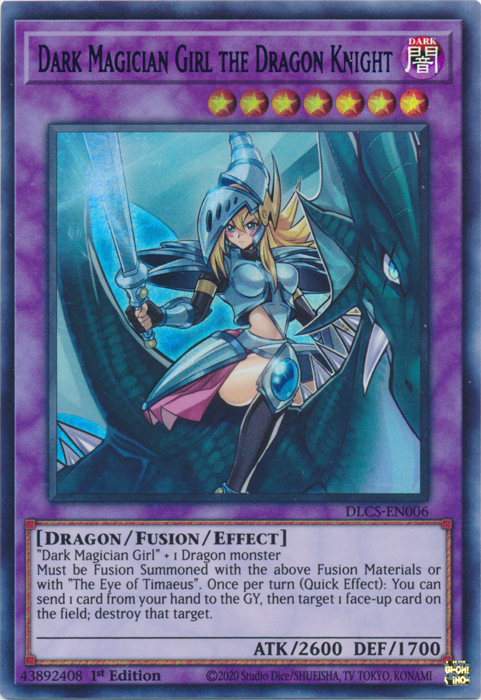 Dark Magician Girl the Dragon Knight (Green) [DLCS-EN006] Ultra Rare | The CG Realm