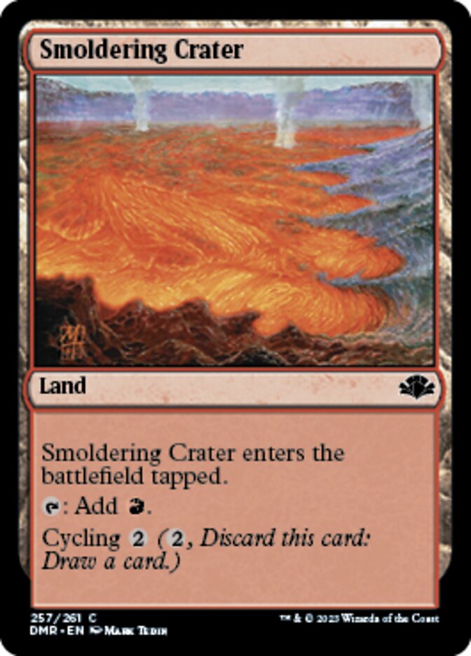 Smoldering Crater [Dominaria Remastered] | The CG Realm